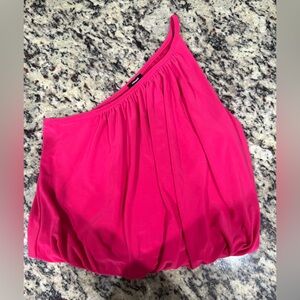 Express Fuchsia Strapless Top